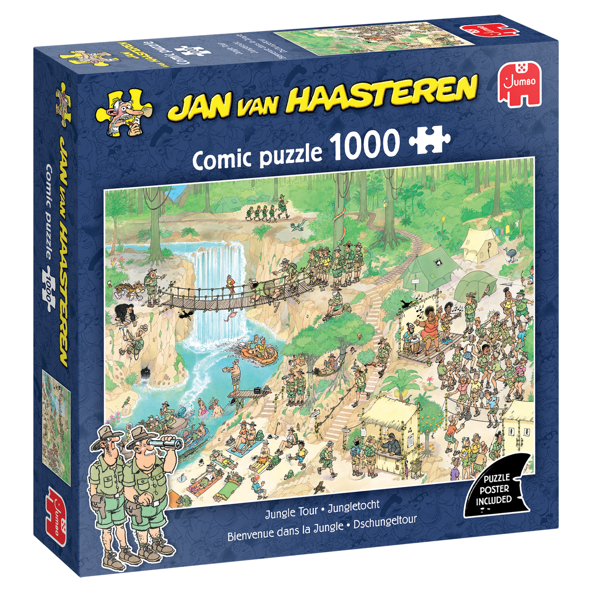 Puzzle - Jan van Haasteren - Jungle tours (1000 pieces)